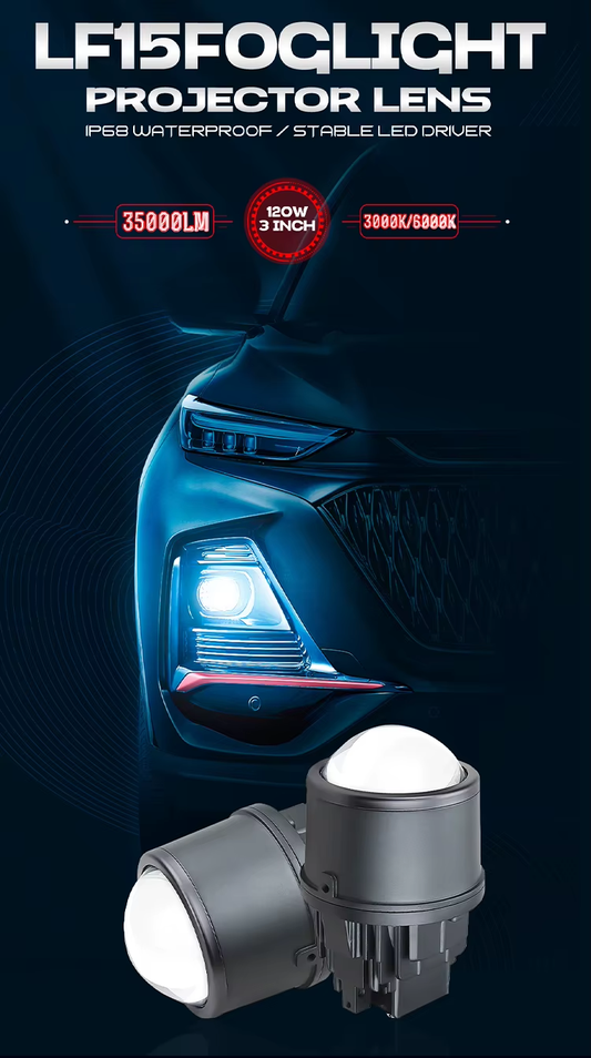 Proyector Bi-LED Xenplus LF15 3” 120W Toyota - Honda Y Universal