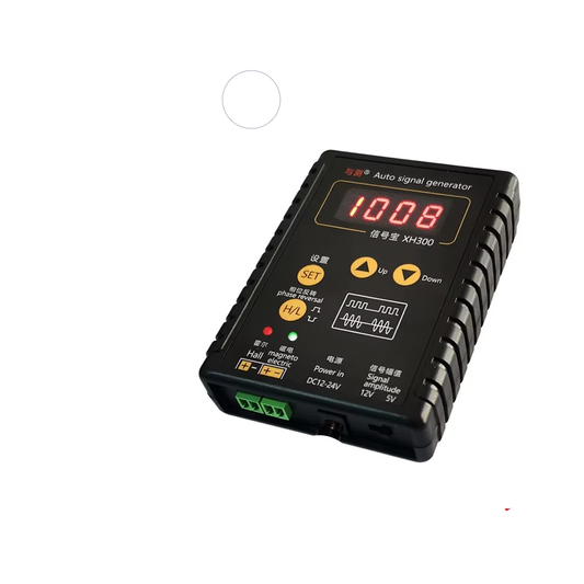 Simulador de Sensor Automotriz XH300 / XH-2 Generador de Señal Hall – Cigüeñal – Árbol de Levas (2 Hz a 8 kHz)