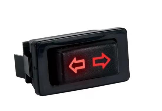 Interruptor Universal Elevalunas 5 Pines 12V 20A – Luz Roja