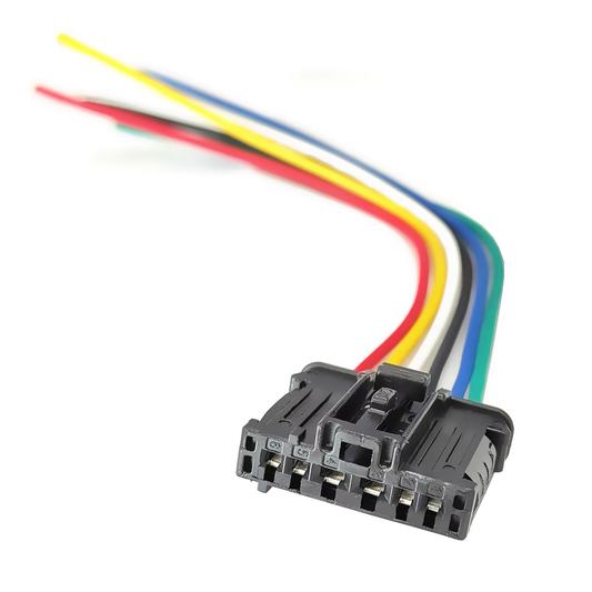 Arnés Conector 6 Pines 1606248780 Luz Trasera Peugeot / Citroën Repuesto de Cableado OEM