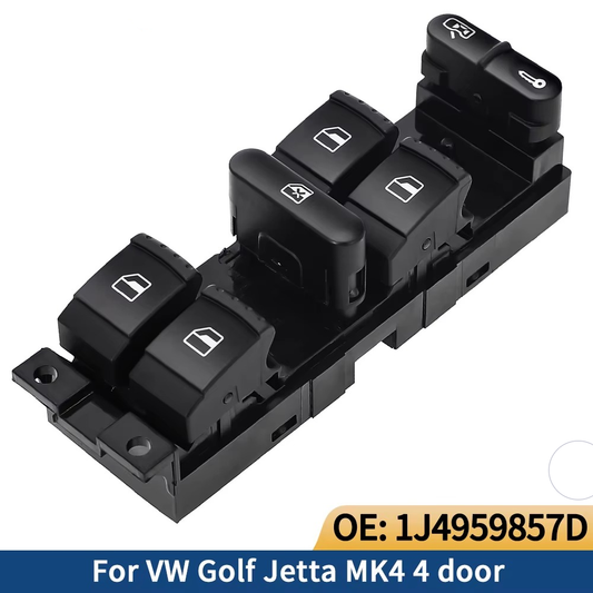 Interruptor Maestro Alzavidrios VW Golf 4 / Jetta MK4 / Bora / Passat B5 – Lado Conductor (LHD) 1J4959857D