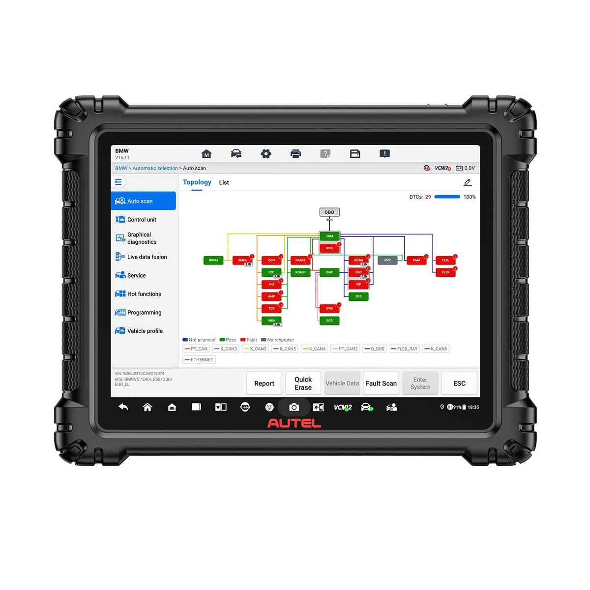Autel MaxiSYS Ultra S2 - Topology Map 3.0