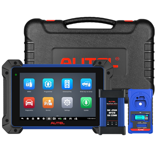Autel MaxiIM IM608 PRO II — equipo con XP400 Pro y MaxiFlash JVCI+