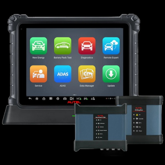 Autel MaxiSYS Ultra EV kit con MaxiFlash VCMI y EVDiag Box