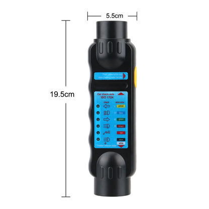 Probador de Remolque 7 Pines 12V Tester de Cableado y Luces para Barra, Remolque y Caravana