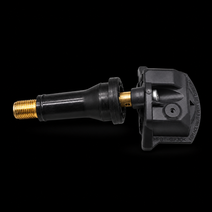 Sensor TPMS 315MHz Mazda 3 6 CX-3 CX-30 CX-9 MX-5 BDGF-37140 sobre fondo negro
