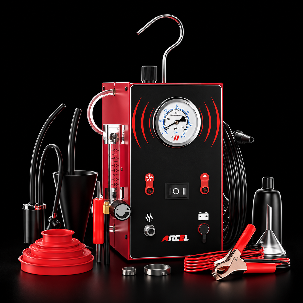 Detector de Fugas por Humo ANCEL S300 EVAP Profesional para Diagnóstico Automotriz