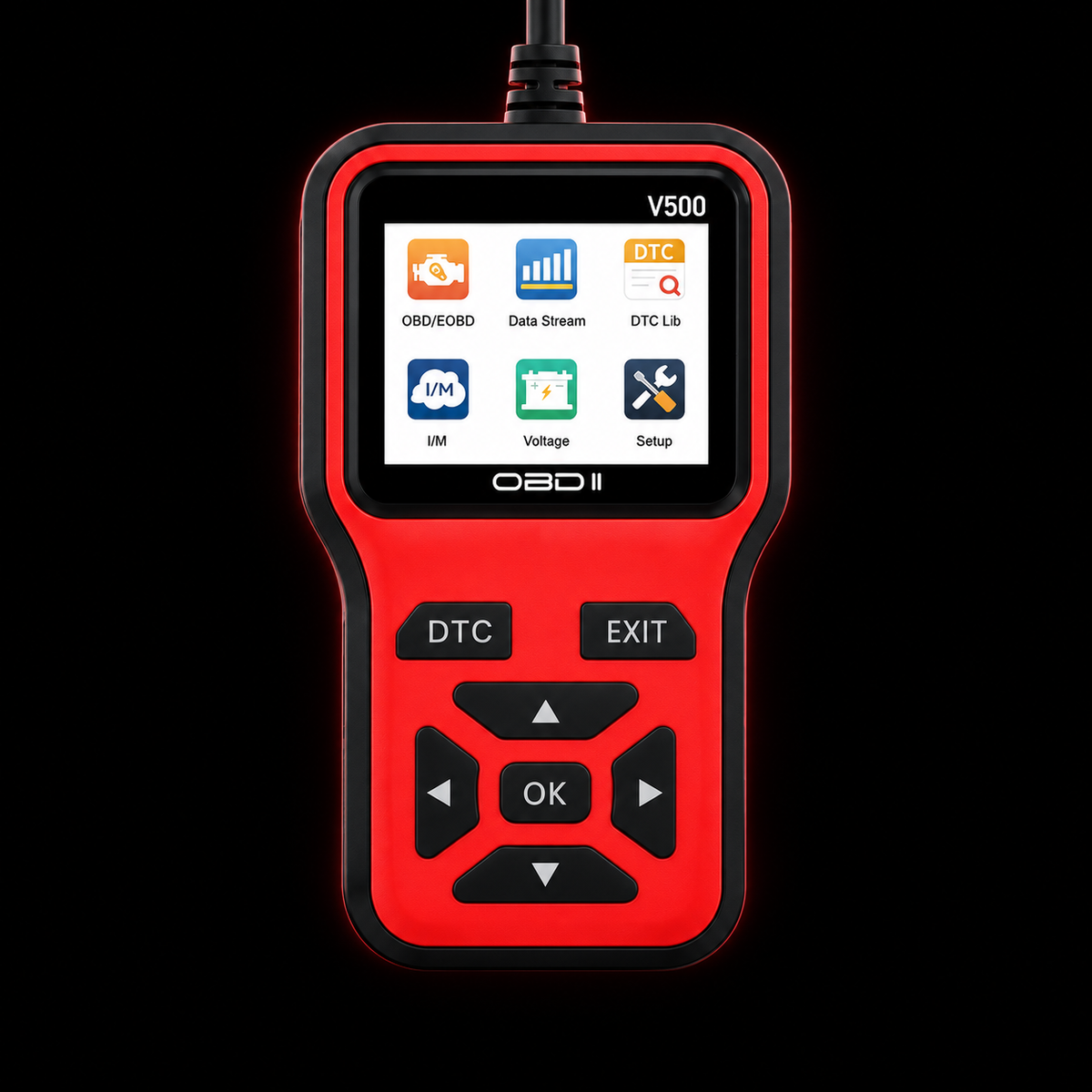 Escáner Automotriz Genérico OBD2 CAN/EOBD para Diagnóstico de Motor