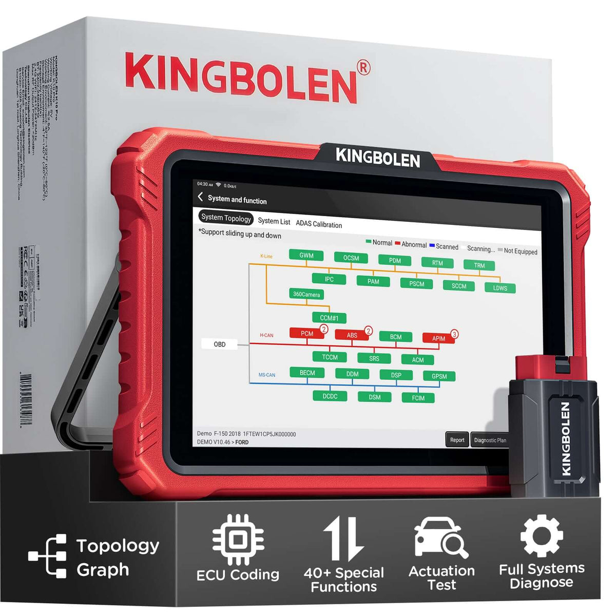 Kingbolen K10 Pro - Tablet y kit completo