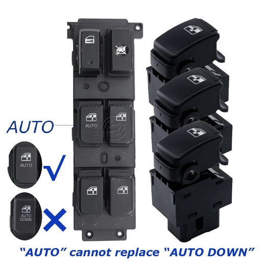 Kit botonera alzavidrios Hyundai Santa Fe CM Auto + 3 botones